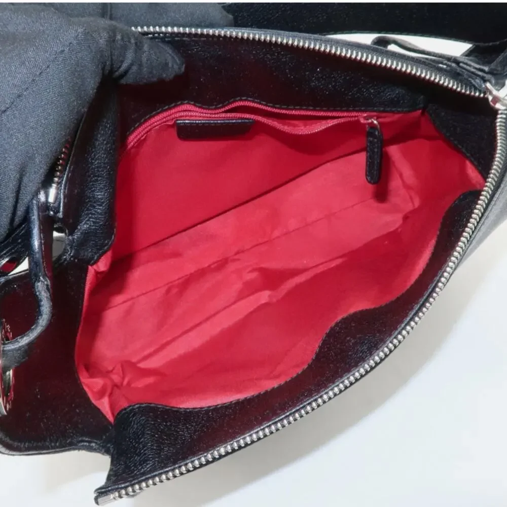 💎✨AUTHENTIC✨💎BVLGARI Logo Mani Black Handbag - Picture 12 of 15